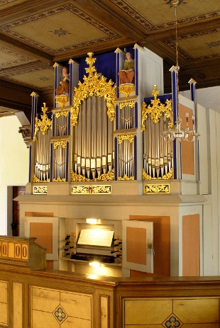 Prospekt der Herbrig-Orgel